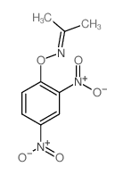 2-Propanone,O-(2,4-dinitrophenyl)oxime Structure