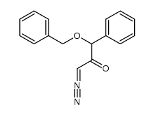 1-(benzyloxy)-3-diazo-1-phenylpropan-2-one结构式