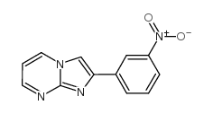 2-(3-硝苯基)-咪唑并[1,2-A]嘧啶结构式