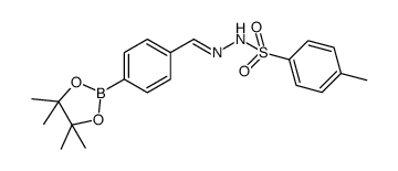 4-methyl-N'-(4-(4,4,5,5-tetramethyl-1,3,2-dioxaborolan-2-yl)benzylidene)benzenesulfonohydrazide结构式