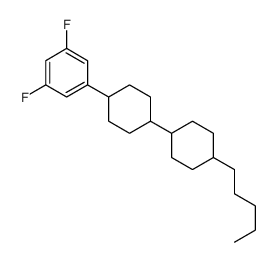 1,3-Difluor-5-[trans-4-(trans-4-pentylcyclohexyl)-cyclohexyl]-benzol Structure
