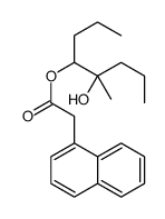 (5-hydroxy-5-methyloctan-4-yl) 2-naphthalen-1-ylacetate Structure