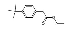 ethyl 2-(4-tert-butylphenyl)acetate结构式