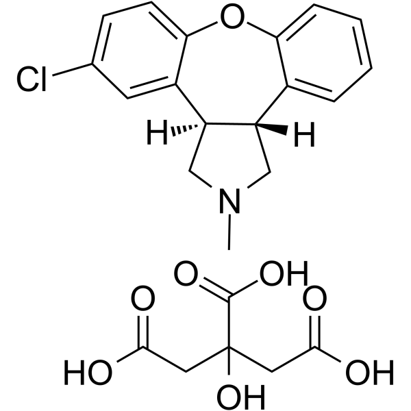 Asenapine citrate Structure