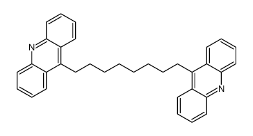 9-(8-acridin-9-yloctyl)acridine Structure