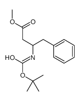 Beta-[[(1,1-二甲基乙氧基)羰基]氨基]-苯丁酸甲酯结构式