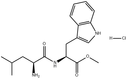 亮氨酰-色氨酰-甲酯盐酸盐结构式