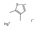 (4,5-dimethylthiophen-2-yl)-iodomercury Structure