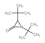 2-Aziridinone,1,3-bis(1,1-dimethylethyl)- Structure
