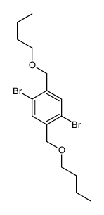 1,4-dibromo-2,5-bis(butoxymethyl)benzene Structure