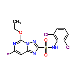 双氯磺草胺结构式