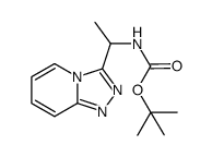 叔-丁基 (1-([1,2,4]三唑并[4,3-a]吡啶-3-基)乙基)氨基甲酯结构式