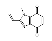 (9ci)-2-乙烯-1-甲基-1H-苯并咪唑-4,7-二酮结构式