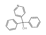 二苯基(4-吡啶基)甲醇结构式