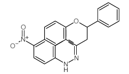 4H-1-Benzopyran-4-one,2,3-dihydro-2-phenyl-, 2-(2,4-dinitrophenyl)hydrazone structure