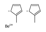 beryllium,5-methylcyclopenta-1,3-diene Structure
