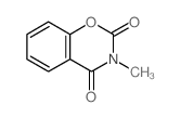 2H-1,3-Benzoxazine-2,4(3H)-dione,3-methyl- Structure