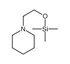 1-[2-(Trimethylsiloxy)ethyl]piperidine Structure