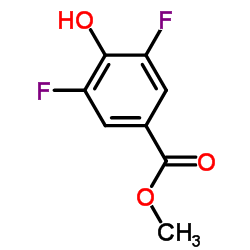 3,5-二氟-4-羟基苯甲酸甲酯结构式