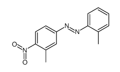 (3-methyl-4-nitrophenyl)-(2-methylphenyl)diazene Structure