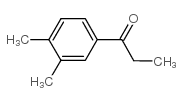 1-(3,4-二甲基苯基)丙-1-酮结构式