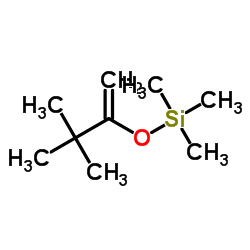 [(3,3-Dimethyl-1-buten-2-yl)oxy](trimethyl)silane Structure