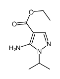5-氨基-1-异丙基-1H-吡唑-4-羧酸乙酯结构式
