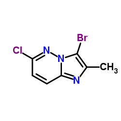 3-Bromo-6-chloro-2-methylimidazo[1,2-b]pyridazine Structure