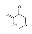 3-methylsulfanyl-2-oxopropanoic acid Structure