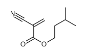 isoamyl 2-cyanoacrylate Structure