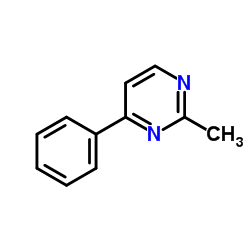 2-Methyl-4-phenylpyrimidine Structure