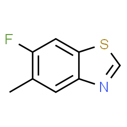 Benzothiazole, 6-fluoro-5-methyl- (9CI)结构式