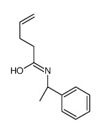 N-[(1R)-1-phenylethyl]pent-4-enamide结构式