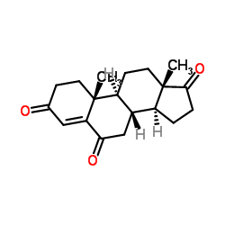 4-Androstene-3,6,17-trione Structure