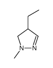 4-Ethyl-1-methyl-2-pyrazoline结构式