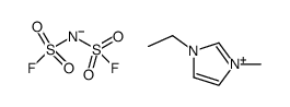 3-乙基-1-甲基-1H-咪唑-3-鎓双(氟磺酰基)亚胺盐结构式