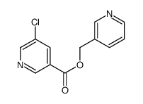 pyridin-3-ylmethyl 5-chloropyridine-3-carboxylate Structure