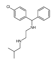 N-[α-(p-Chlorophenyl)benzyl]-N'-isobutylethylenediamine结构式