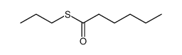Hexanethioic acid S-propyl ester结构式