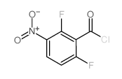 2,6-二氟-3-硝基-苯甲酰氯结构式