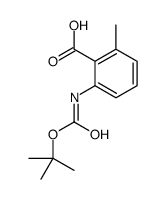 BOC-2-AMINO-6-METHYLBENZOIC ACID结构式