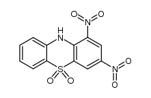 1,3-dinitro-10H-phenothiazine 5,5-dioxide结构式