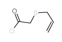 Acetyl chloride,2-(2-propen-1-ylthio)- Structure