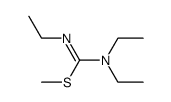 N,N,N'-triethyl-S-methyl-isothiourea结构式