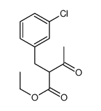 2-[(3-氯苯基)甲基]-3-氧代丁酸乙酯结构式