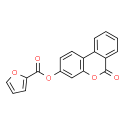 6-Oxo-6H-benzo[c]chromen-3-yl 2-furoate Structure