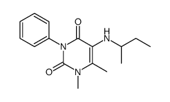 5-(sec-Butylamino)-1,6-dimethyl-3-phenylpyrimidine-2,4(1H,3H)-dione Structure