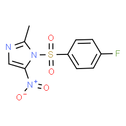 1-(4-fluorophenyl)sulfonyl-2-methyl-5-nitroimidazole Structure