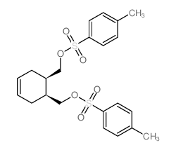 (6-((((4-Methylphenyl)sulfonyl)oxy)methyl)-3-cyclohexen-1-yl)methyl 4-methylbenzenesulfonate Structure