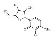 1-[3,4-dihydroxy-5-(hydroxymethyl)oxolan-2-yl]-3-hydroxy-4-imino-pyrimidin-2-one结构式